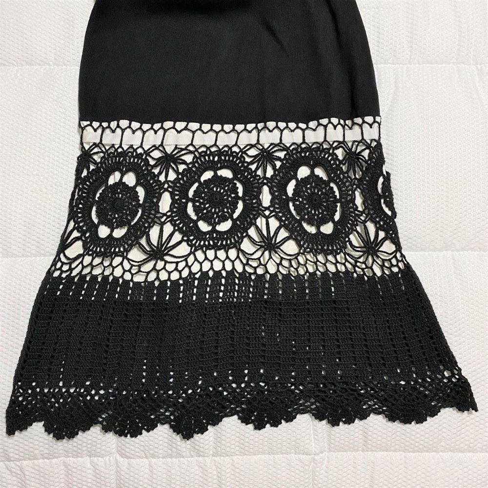 Moda International Ribbed Racerback Crochet Dress - Picture 9 of 14